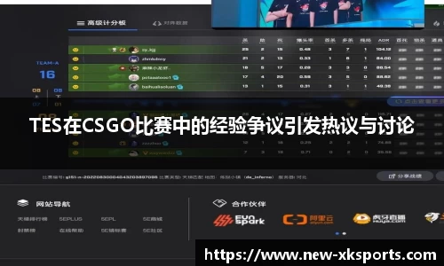 TES在CSGO比赛中的经验争议引发热议与讨论